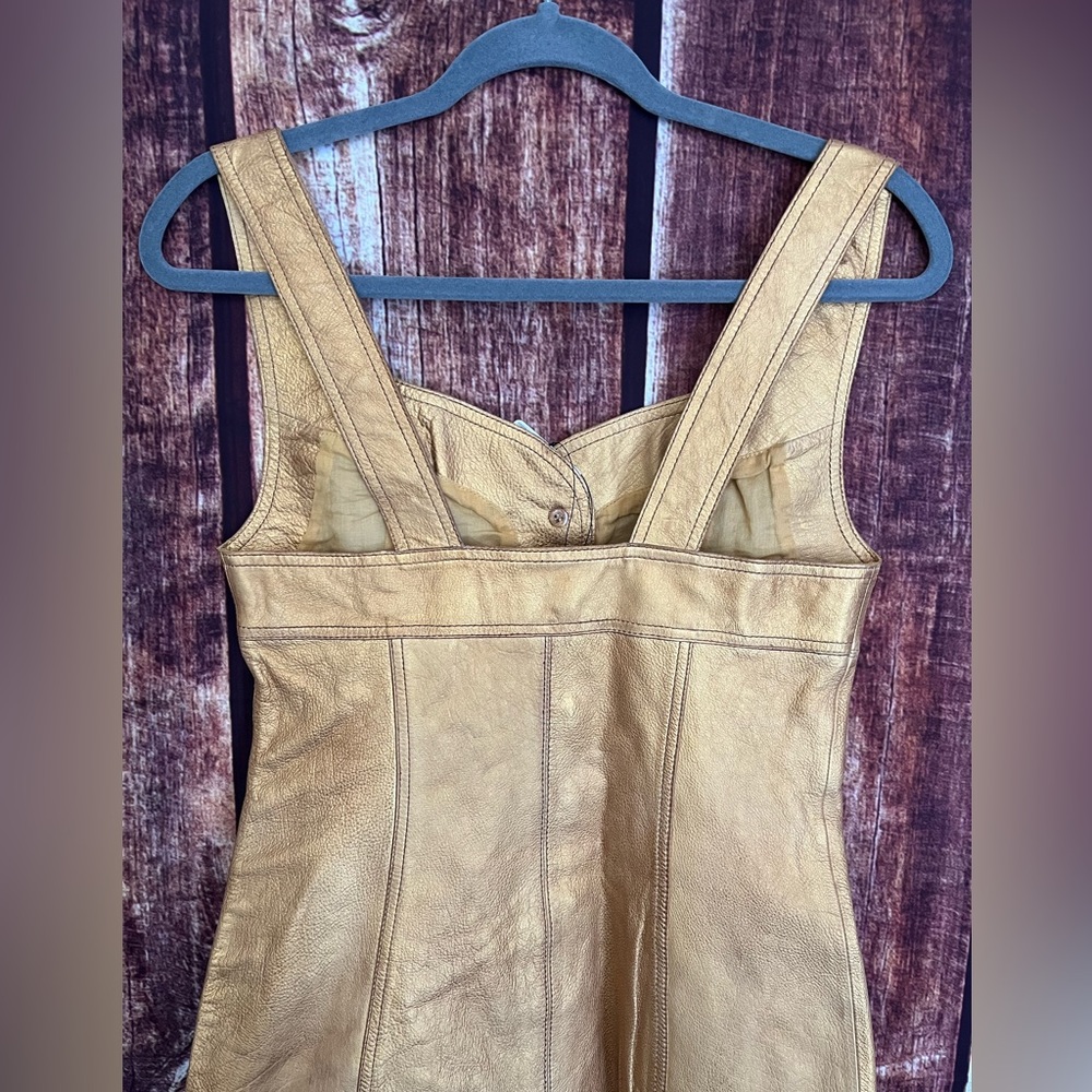 Free People | NWT Leather Mini Dress - Picture 6 of 9